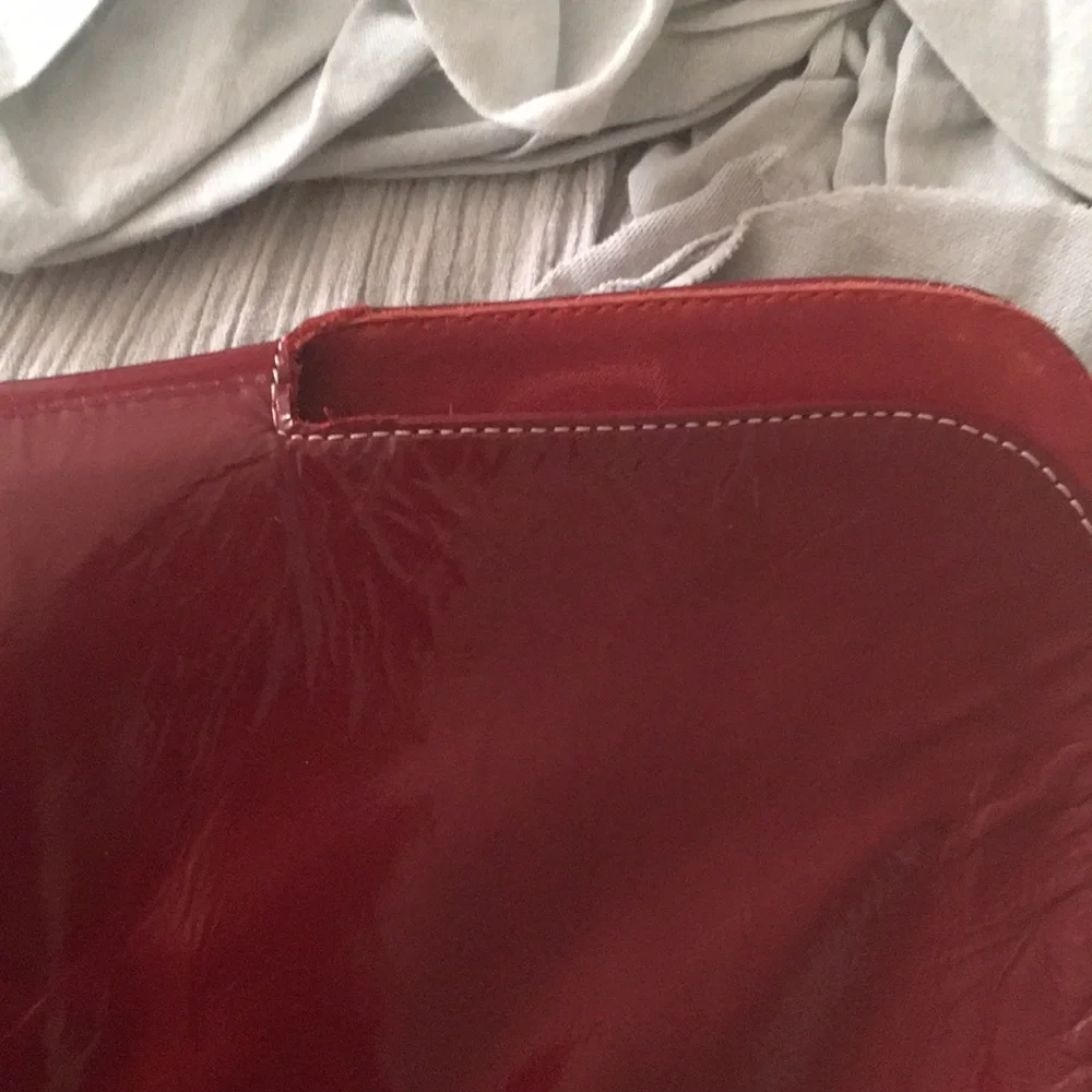 Chloe deep red patent boots 36 wore 3 Times